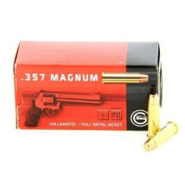 MUNITIONS GECO FMJ CALIBRE .357 MAG 158 GRS BOÎTE DE 50