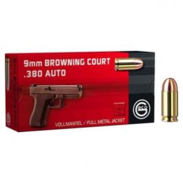 Munitions Geco 9 mm Browning Court .380 Auto boite de 50