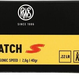 RWS Rifle Match Supersonic cal.22lr Professionnal Line /50