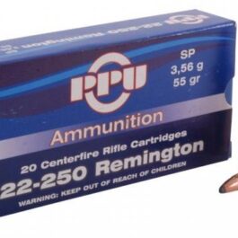 CARTOUCHES PARTIZAN CAL. .22-250 Remington 55 Grs. SP