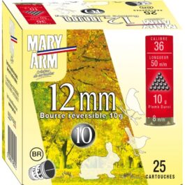 CAL 36 MARY ARM BOURRE RÉVERSIBLE 10G 12MM N°8