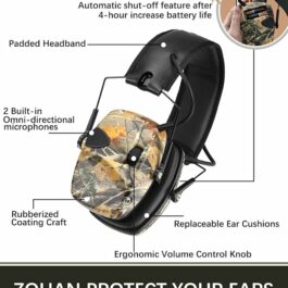 Casque ZOHAN EM054 Anti-bruit 23dB avec coussin gel