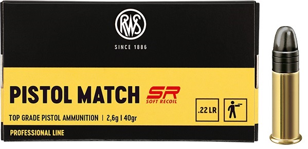 cartouches RWS 22 LR PISTOL MATCH SR