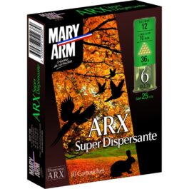 CARTOUCHE DE CHASSE MARY ARM ARX SUPER DISPERSANTE  36 – CALIBRE 12