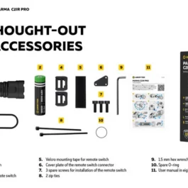 LAMPE ARMYTEK Parma C2iR Pro 1250 Lumens + Infrarouge