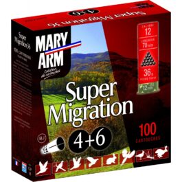 CARTOUCHE DE CHASSE MARY ARM SUPER MIGRATION BJ 36 – CALIBRE 12