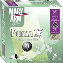 CARTOUCHE DE CHASSE MARY ARM PUMA BJ27 – CALIBRE 20