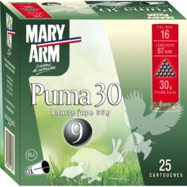 CARTOUCHE DE CHASSE MARY ARM PUMA BJ30 – CALIBRE 16