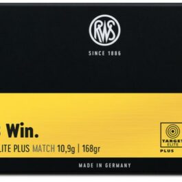 CARTOUCHES RWS .308 WIN TARGET ELITE PLUS Match 168 gr  boite de 20