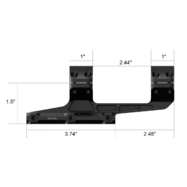 montage cantilever ARKEN 30mm 0 moa Rigid Precision