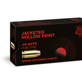 CARTOUCHES GECO 45 ACP Jacketed Hollow Point 14,9g/230gr