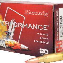 CARTOUCHES HORNADY 7MM-08 REM 139 GR SST (Copy)