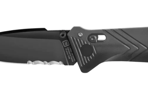 C.A.C.® (avec tire-bouchon) noir Serrations chevron – Image 2