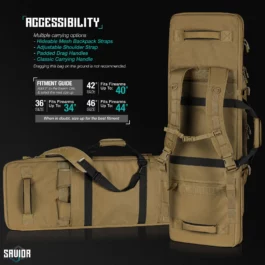 Savior Specialist 46″ Double Rifle Bag Tan