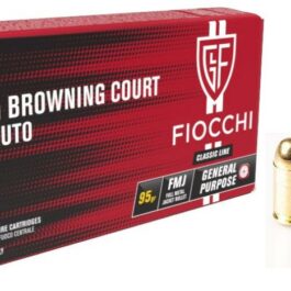 Munitions FIOCCHI Cal 380 Auto – 9mm Short 95Gr Fmj