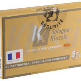 MUNITIONS SOLOGNE CAL.7×64 SUBSONIQUES T MANTEL  9.01G 139GR