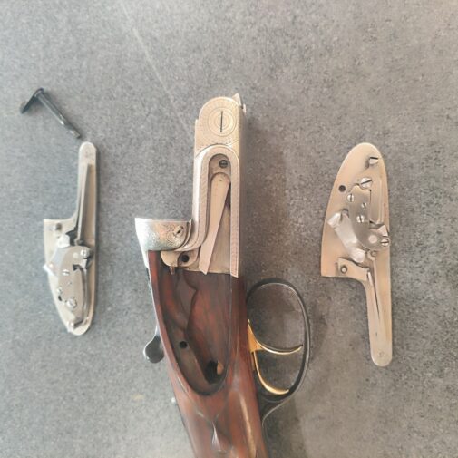 Fusil juxtaposé à platines LAURONA calibre 12/70. Canons 70c Occasion – Image 18