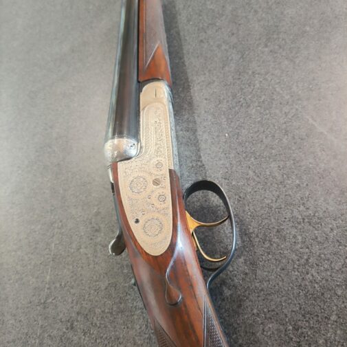 Fusil juxtaposé à platines LAURONA calibre 12/70. Canons 70c Occasion – Image 9