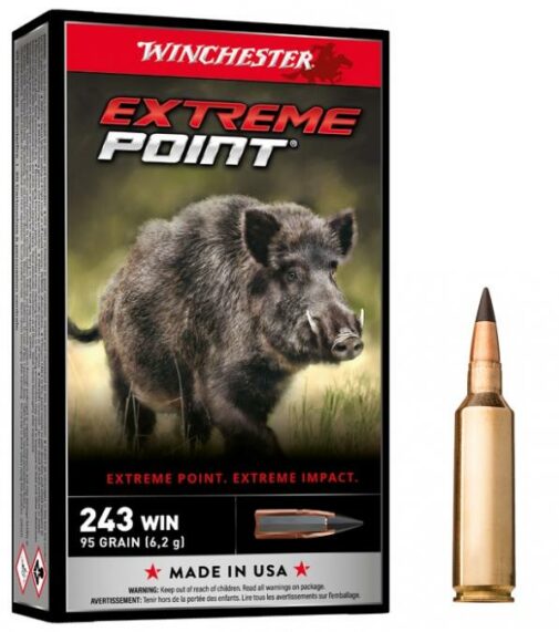 WINCHESTER cal.243 Win Extreme Point 95 grains - 6.1 grammes /20