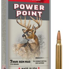 WINCHESTER cal.7mm Rem Mag Power Point 175 grains – 11.3 grammes /20