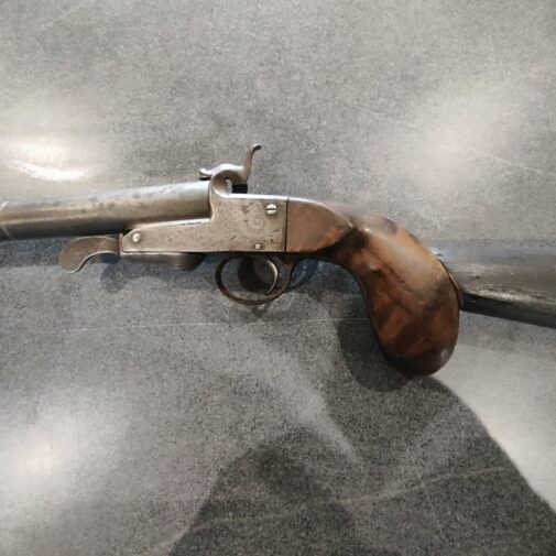 PISTOLET FUSIL MANU FRANCE DE BRACONNIER DÉMONTABLE EN TROIS PARTIES – Image 8