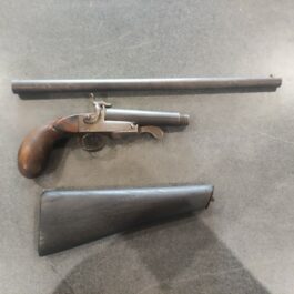 PISTOLET FUSIL MANU FRANCE DE BRACONNIER DÉMONTABLE EN TROIS PARTIES
