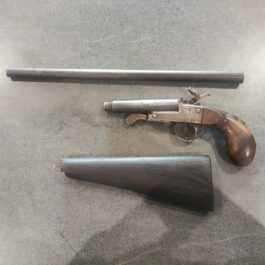 PISTOLET FUSIL MANU FRANCE DE BRACONNIER DÉMONTABLE EN TROIS PARTIES