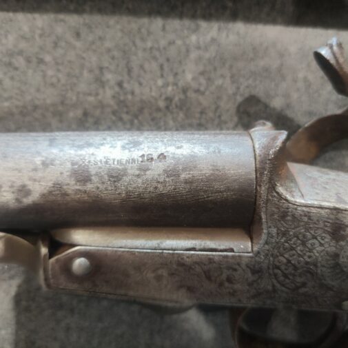 PISTOLET FUSIL MANU FRANCE DE BRACONNIER DÉMONTABLE EN TROIS PARTIES – Image 3