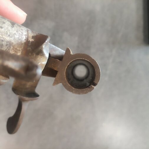 PISTOLET FUSIL MANU FRANCE DE BRACONNIER DÉMONTABLE EN TROIS PARTIES – Image 4