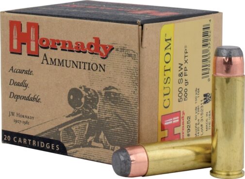 BOITE DE 20 CARTOUCHES HORNADY 500 S&W 500 GR FP XTP