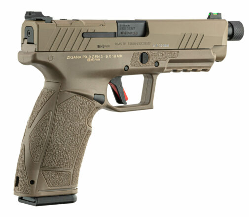 Pistolet TISAS PX-9 TACTICAL calibre 9x19 mm FDE Fileté – Image 2