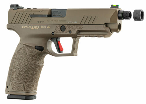 Pistolet TISAS PX-9 TACTICAL calibre 9x19 mm FDE Fileté – Image 3