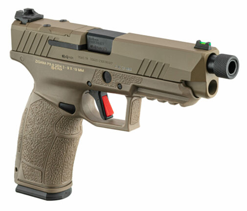 Pistolet TISAS PX-9 TACTICAL calibre 9x19 mm FDE Fileté – Image 4
