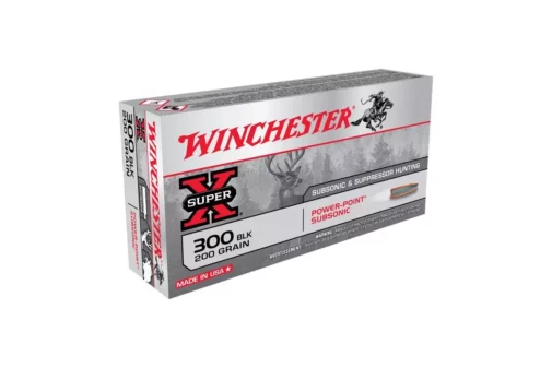 WINCHESTER cal.300 AAC Blackout Subsonique Power Point 200 grains /20