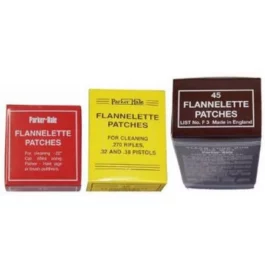 patchs de flanelle Parker Hale F3 cal. 30, 44 et 45 / 50.