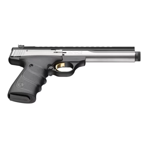 SERIE LIMITEE 100 PIECES !! BROWNING BUCK MARK CONTOUR STAINLESS 5.9" SUPPRESSOR READY 22LR – Image 5