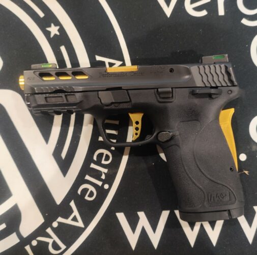 Pistolet S&W M&P 380 Shield M2.0 Performance Center Gold Ported Barrel Occasion – Image 5