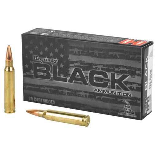 BOITE DE 20 CARTOUCHES HORNADY 223REM 75GR BTHP MATCH BLACK