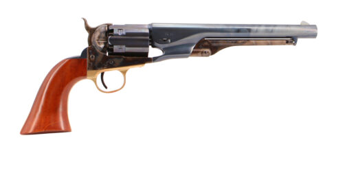 Revolver à Poudre Noire UBERTI 1860 Army FINITION BLUE CHARCOAL BARILLET FLUTE  8" Cal.44