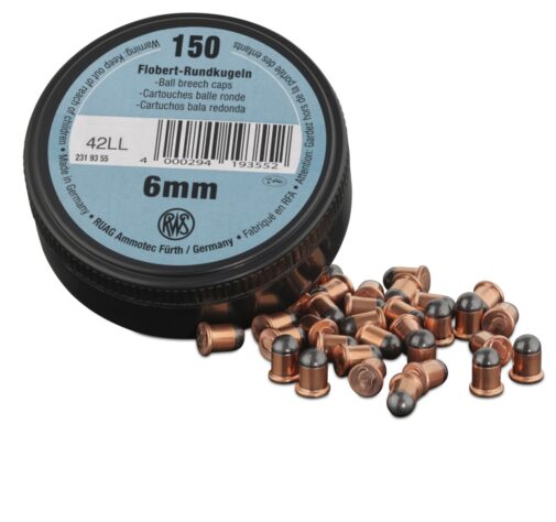 RWS .22 / 6mm FLOBERT balles rondes par 150