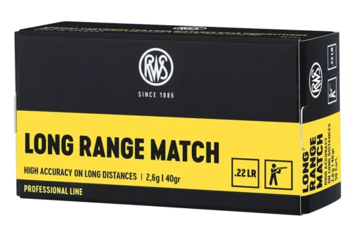 cartouches RWS Long Range Match Calibre 22LR