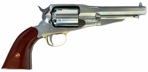 Revolver à Poudre Noire Uberti REMINGTON 1858 New Army SHERIFF INOX 5"1/2 cal.44
