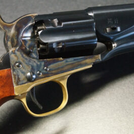 Revolver à Poudre Noire UBERTI 1860 Army FINITION BLUE CHARCOAL BARILLET FLUTE  8″ Cal.44