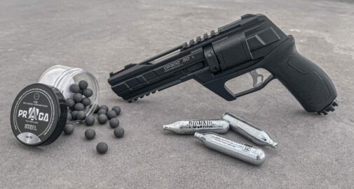 PACK SNOWPEAK REVOLVER CP300 C50 13J + CO2 + BILLES – Image 2