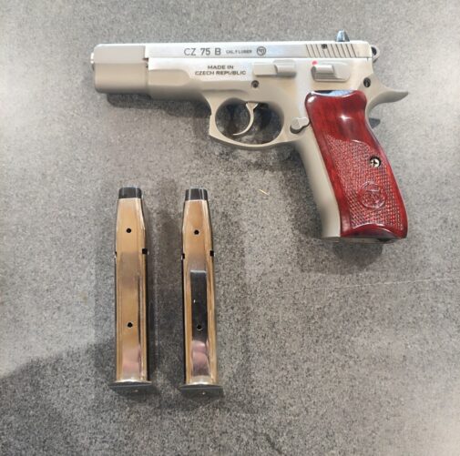 Pistolet CZ 75 B Inox calibre 9x19 occasion – Image 4