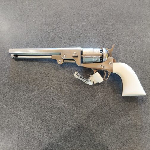 Revolver à Poudre Noire Pietta 1851 Navy Yank "GENERAL ROBERT E. LEE" Old Silver acier "YANBIG44GR" Cal.44 – Image 5