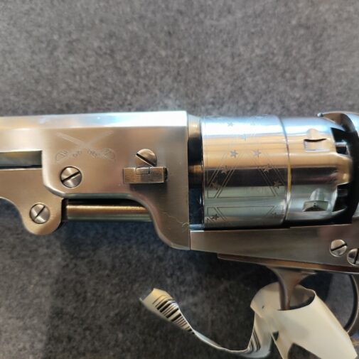 Revolver à Poudre Noire Pietta 1851 Navy Yank "GENERAL ROBERT E. LEE" Old Silver acier "YANBIG44GR" Cal.44 – Image 3