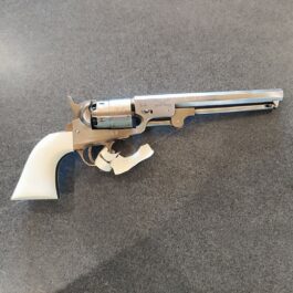 Revolver à Poudre Noire Pietta 1851 Navy Yank “GENERAL ROBERT E. LEE” Old Silver acier “YANBIG44GR” Cal.44