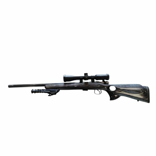 Pack Carabine 22LR CZ 455 Thumbhole Grey + optique Hawke 3-9x40 Vintage + bipied + malette Occasion – Image 2