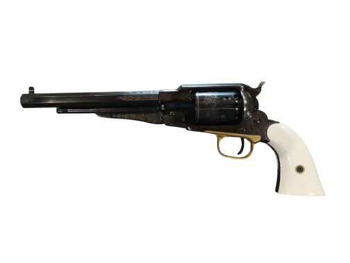 Revolver à Poudre Noire Pietta 1858 REMINGTON NEW MODEL ARMY COMMEMO "RGA44COM+" cal.44 – Image 6